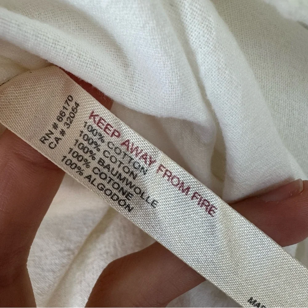 FREE‎ PEOPLE No Plans White Button Front Romper Playsuit EUC C - Picture 11 of 12